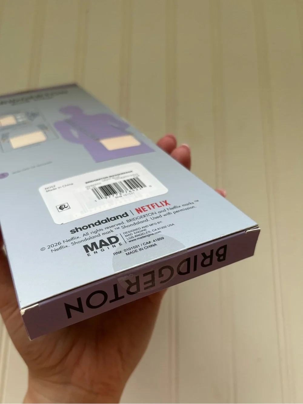 Bridgerton | Portait Blue Book Strap Official Netflix Collection NWT